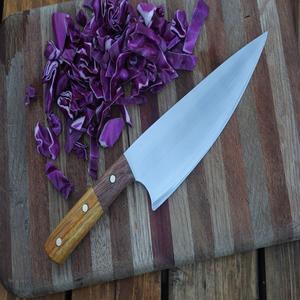 Couteau de cuisine en acier inoxydable Damas à vente chaude 2025, étui en cuir, certifié CE classe I pour utilisation chirurgicale en hôpital - Product Image 1