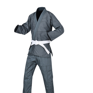 Meilleure vente Gis de formation professionnelle Kimono armure de perles Jiu Jitsu uniforme pour les arts martiaux mixtes de haute qualité gris grande taille - Product Image 4