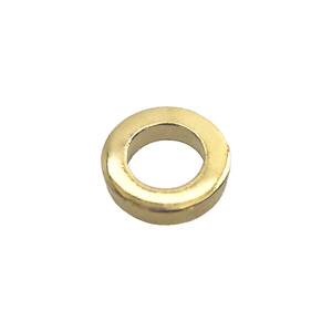 Wolfpack 403 Hinge Washer / 9.5 mm. Brass Plated Iron. - Product Image 1