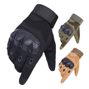 Gants tactiques personnalisés de la meilleure qualité pour les doigts Gants de tir à la jointure dure en plein air Gants de qualité en vente - Product Image 1