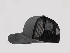 Mode jeune et sportive pour les activités de plein air, casquette de camionneur structurée à 6 panneaux avec logo personnalisable, fabriquée au Vietnam - Product Image 3