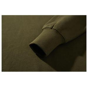 Sudadera de Manga Larga 100% Algodón para Hombre, Sudadera Deportiva Informal de Alta Calidad con Cuello Redondo, Estampado Liso Teñido, Sudadera con Capucha para Hombre - Product Image 6