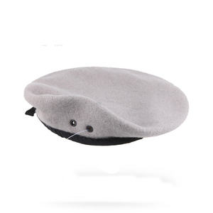 Men's 100% Wool Custom Color French <b>Beret</b> Comfortable Training Uniform Cap for Outdoor Use Fashion Style - Product Image 3