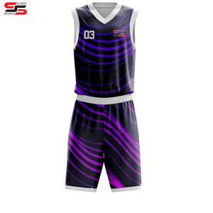 Impression personnalisée uniforme de basket-ball de couleur unie 2025 bsci gros vêtements de sport de mode maillot de basket-ball shorts uniformes - Product Image 1