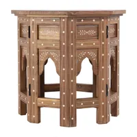 2025 Table d'appoint de Console en bois de luxe Table basse d'incrustation d'os moderne pour meubles de salon articles de décoration de la maison pour entrepôt