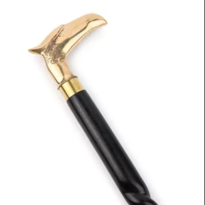 Bois de Sesham en laiton fabriqué tête d'aigle poignée bâton de marche fabriqué à la main Style Antique collection canne de marche pour senior - Product Image 1