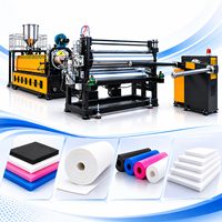 PE-schuimmachine, PE/EPE-schuimplaat extruder, babymat extruder