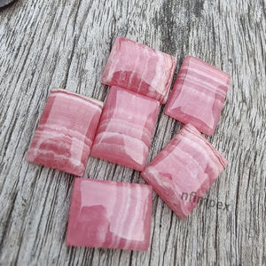 พลอยโรโซไซต์ทรงสี่เหลี่ยมผืนผ้าสีชมพูตามสั่งขนาด AAA + - Product Image 3