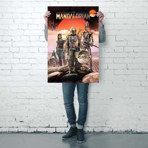 Modern Style Mandalorian <b>Poster</b> Group Wall Decor Paper Material - Product Image 4