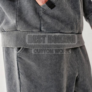 Meilleure vente de streetwear survêtements lavés à l'acide qualité supérieure, concevez vos propres survêtements lavés à l'acide en stock - Product Image 3