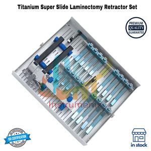 Juego de Retractores Quirúrgicos Manuales Premium, Básico, de Titanio Sólido, Certificado ISO, Retractor de Laminectomía Super Slide para Cirugía de Columna Vertebral - Product Image 3