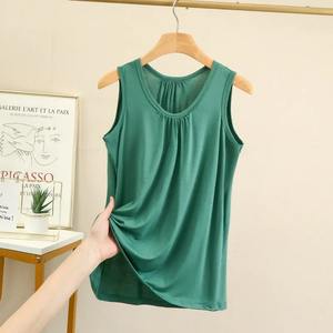 เสื้อกล้ามใส่วิ่งในยิมของผู้หญิงเสื้อกล้ามผ้าฝ้าย100% ธรรมดาระบายอากาศได้ดี2025ฤดูร้อน - Product Image 2