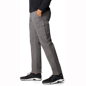 Pantalon cargo décontracté pour homme, fabriqué en coton confortable et résistant, design multi-poches, imperméable et respirant pour le travail et les voyages - Product Image 3