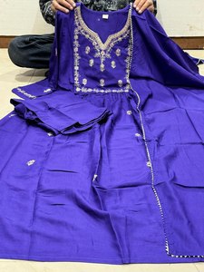 ชุดเสื้อกางเกงผ้าเรยอนบริสุทธิ์ผ้าเรยอนสำหรับใส่ในสำนักงานงานปาร์ตี้และงานรื่นเริงผ้าเรยอนบริสุทธิ์แบบสั่งทำความสบายจัดส่งฟรี - Product Image 5