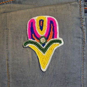 Accessoires de traitement de vêtements de haute qualité Patchs perlés de concepteur Embellissements pour la décoration de la maison Qualité d'exportation - Product Image 5