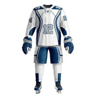 Uniformes de Hockey sobre Hielo de Alta Calidad a Precio Económico, Personalizables, Transpirables, de Secado Rápido, 100% Poliéster, Tela Suave