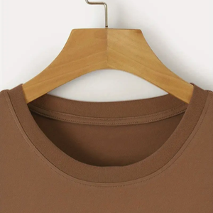 เสื้อยืดผู้หญิงพิมพ์ลาย sexyssoft เสื้อครอปแขนสั้น100% ฟิตเนสผ้าฝ้ายสวมใส่สบาย - Product Image 3