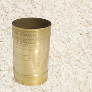 Tasse à mesurer en laiton la plus vendue Accessoires de cuisine Tasses à mesurer en laiton Graver la mesure et le logo des tasses - Product Image 2