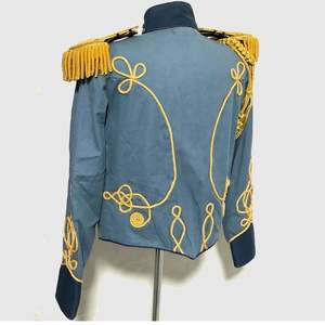 แจ็คเก็ตฮัสซาร์ถักเปียทองสำหรับพิธีการทั่วไปใหม่ - Product Image 2