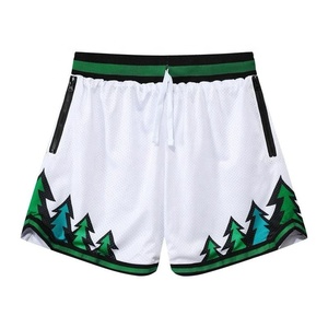 Pantalones cortos de baloncesto para hombre, venta al por mayor, 2024, ropa de malla de diseño personalizado, ropa deportiva transpirable de talla grande - Product Image 4