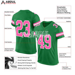 เสื้ออเมริกันฟุตบอล ชุดกีฬาที่สวมใส่สบาย สำหรับการแข่งขันทีม การฝึกซ้อม และการเล่นกลางแจ้ง - Product Image 2