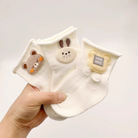 Chaussettes pour bébé en tricot mignonnes, douces, en bambou, antidérapantes, design animal 3D, écologiques, pour les tout-petits, les nourrissons, support de commande en gros personnalisée