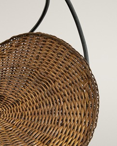Panier multifonction moderne et écologique en rotin floral Artex Green Earth - Product Image 6
