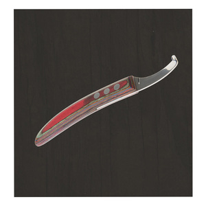 La herramienta de Ferrier, cuchillo para pezuña, hoja recta, equipo de herrador afilado, izquierda y derecha para cuidado de pezuña de caballo, mango de madera pulido - Product Image 2