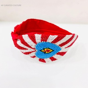 Exclusively Handcrafted Multicolor Turban Style Embroidered by Indian Manufacturer Made in India <b>for</b> Everyday Occasions - Product Image 2