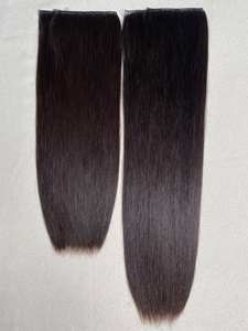 Extensions de cheveux humains vierges à double trame noire naturelle 100% double trame vietnamienne, lisses et raides, 12-30 pouces, douces - Product Image 4