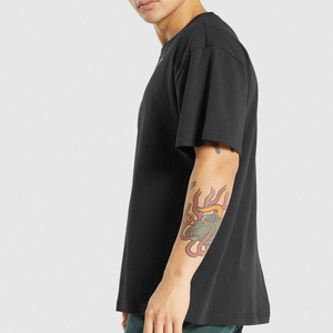 เสื้อยืดผู้ชายสำหรับงาน OEM-ผ้าฝ้าย/เส้นใยไม้ไผ่แขนสั้นระบายอากาศได้ดีและป้องกันการหดตัวจากโรงงานโดยตรง - Product Image 5