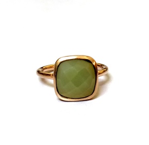 Bezel Setting Natural <b>Rose</b> <b>Quartz</b> <b>Rose</b> Gold Plated Brass <b>Rings</b> for Unisex Classic Gift & Anniversary Jewelry - Product Image 4