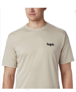 เสื้อยืดผู้ชาย,เสื้อยืดพิมพ์ลายที่กำหนดเองเสื้อยืดพิมพ์โลโก้ Meeker แขนสั้นลูกเรือโพลีเอสเตอร์100% นำเข้าจากบังคลาเทศ - Product Image 4