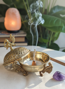 Premium Handmade Religious Eco-Friendly Durable Bakhoor <b>Burner</b> <b>Incense</b> <b>Holder</b> for Indian <b>Incense</b> - Product Image 4