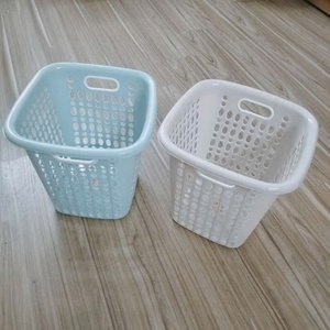 Paniers à linge empilables en plastique pour le rangement des vêtements, design minimaliste, matériau PP, organisateur de type vertical - Product Image 2