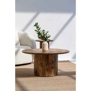 Mesa de centro redonda de madera Emory - Product Image 1