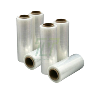 Rouleau d'emballage extensible en PVC du fabricant barrière de palette film d'emballage extensible gelée sac à fermeture éclair emballage 50cm pour les aliments - Product Image 1