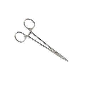 Porte-aiguille en bois de Crile professionnel avec joint de boîte pince d'opération droite de 150mm pince de chirurgie en acier inoxydable - Product Image 2