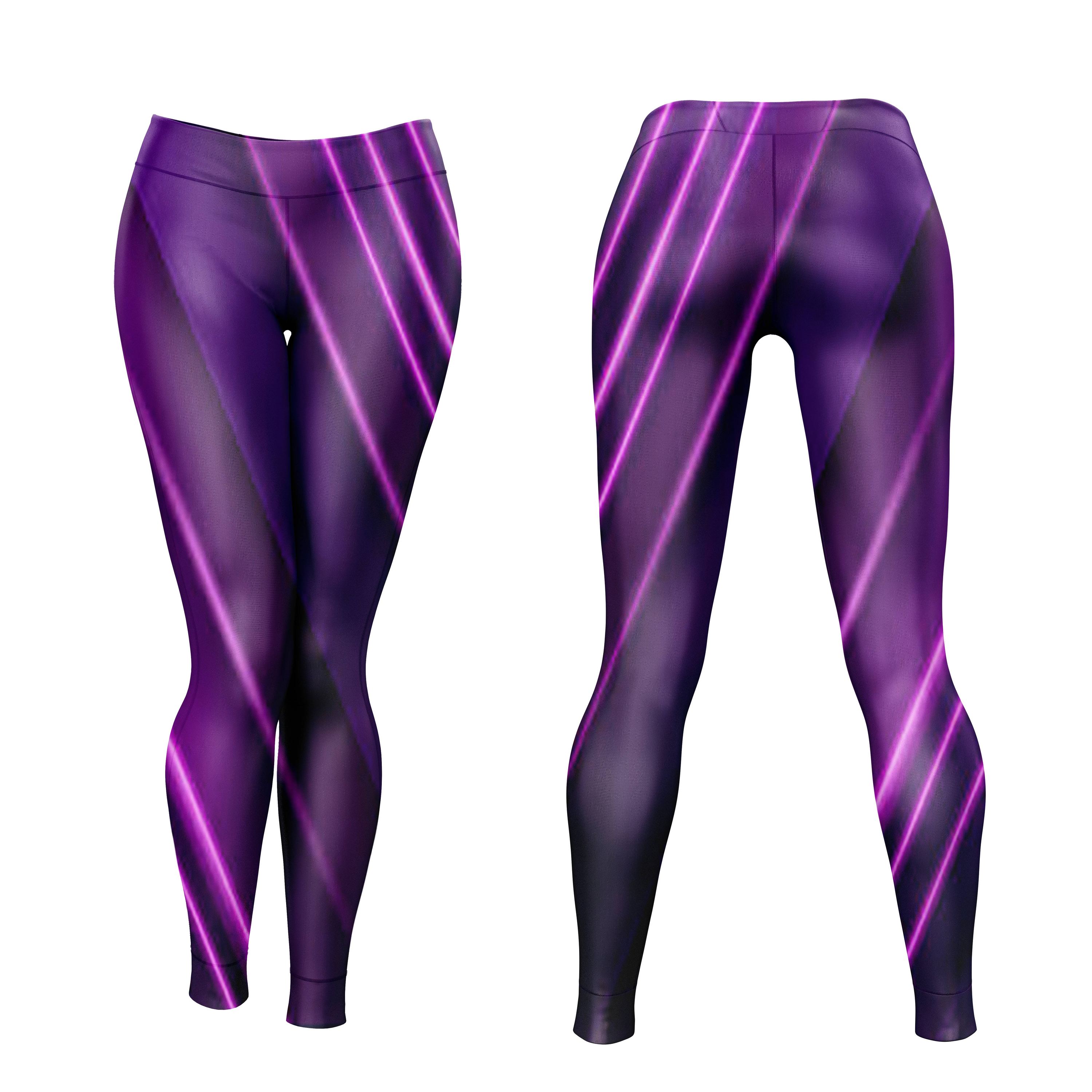 Women's Slimming Fitness Pant High Waist Push-up 3D Printed Knitted Legging Anti-Bacterial Breathable Streetwear Customizable