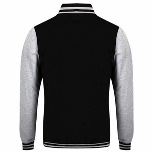 High Street High Quality Men's Letterman Baseball <b>Covered</b> <b>Button</b> Winter Jackets ODM/OEM Customizable Embroidery Patches Stand - Product Image 5