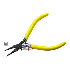 Alicates de joyería DIY negros de 115 mm, de punta microfina, de acero inoxidable, para estirar alambre de plata y oro, herramienta de joyería - Product Image 1
