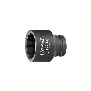 Hazet 1/2'' <b>12</b>-<b>Point</b> Square <b>Socket</b> with Traction Profile and Borehole - Product Image 2