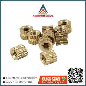 Factory Supply Brass <b>Molding</b> <b>Insert</b> Thread Brass Bolt <b>Inserts</b> Available at Affordable Price - Product Image 2