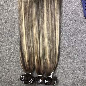 Extensiones de cabello Remy vietnamita para mujeres Cabello crudo liso natural SDD con cabello humano de alta calidad de color piano - Product Image 2