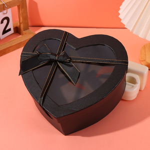 Set di Scatole Regalo Rigide a Forma di Cuore Fatte a Mano con Laminazione Opaca, Varie Dimensioni, Confezione Componibile <span class=keywords><strong>per</strong></span> <span class=keywords><strong>Fiori</strong></span> di San Valentino - Product Image 3