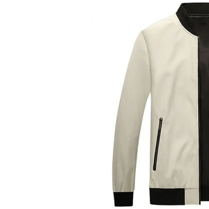 Chaquetas Bomber de Piel de Oveja de Primera Calidad Resistentes al Viento para Hombre y Mujer, Cuello Alto, Nuevo Estilo, Todas las Tallas y Colores, MOQ Bajo - Product Image 3