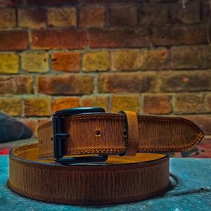 Cinturón vaquero de lujo OEM a la moda para hombre, cinturones de cuero genuino para hombre, logotipo personalizado, hebilla de calidad, venta al por mayor, moda de alta calidad - Product Image 5