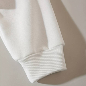 Sudadera con capucha de lana de algodón recortada Boxy Fit personalizada más vendida Cortar y coser Empresa de fabricación térmica Sudaderas con capucha de diseño superior - Product Image 5