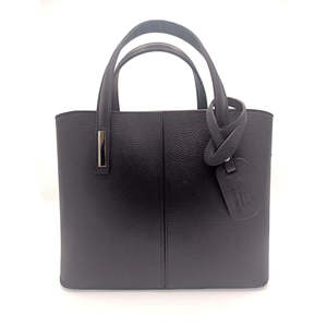Structured <b>Handbag</b> in Genuine Dollar Leather - Made in Italy - Art. 24003 - Product Image 4