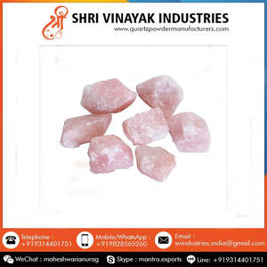 หินแร่หินดิบแบบหยาบแบบหลวมคริสตัลจากหินควอตซ์สีชมพู - Product Image 5